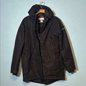 Columbia Women’s Jacket.  Waterproof and warm.  Adjustable waist and 2 zipper.